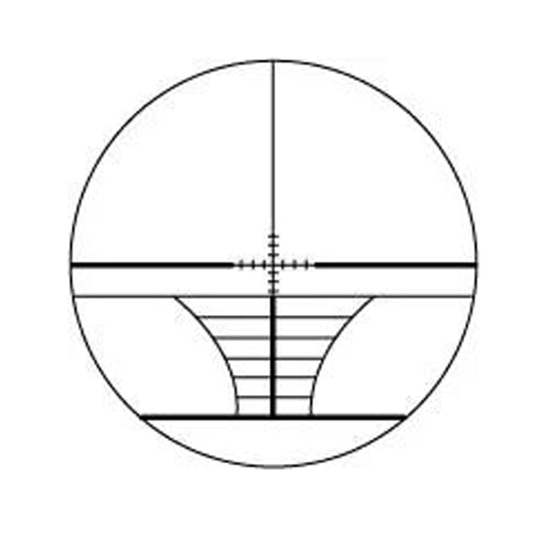 Kexuan 4x32mm Compact Scope With Rangefinder Reticle and 1" Scope Rings For Picatinny Rails