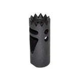 Steel Competition Grade Muzzle Brake Recoil Compensator For AR 10 .308/7.62 Nato, 5/8"x24 Thread, Gunmetal Black