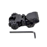 Rear Flip Up AR A2 Backup Sight For Picatinny Rail - Polymer - Black