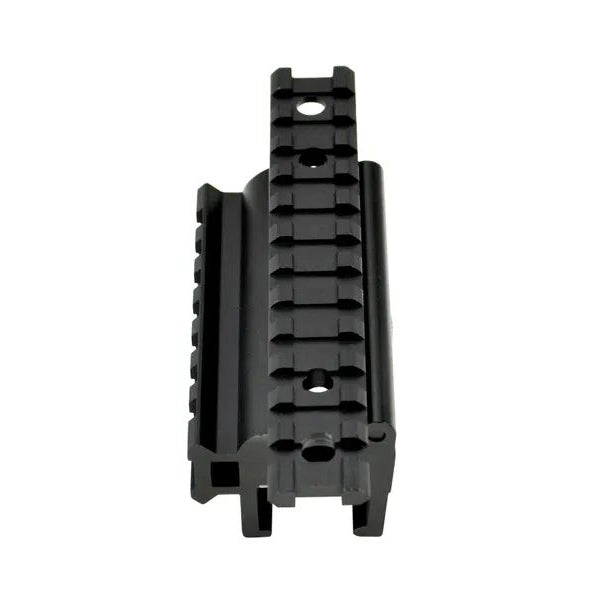 Aftermarket Claw Mount For Hk Mp5 G3 + Variants - Claw Mount Dual Picatinny Rail Mount - 19 Slots - Aluminum - Black