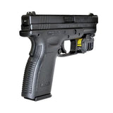 Sniper Grunt Handgun Pistol Compact Green Laser Sight For Picatinny Rail, With Ambidextrous On/off Switch