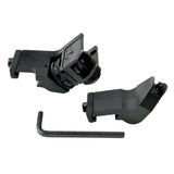 AR Front & Rear 45 Degree Offset A1 A2 Iron Sights - Aluminum - Black