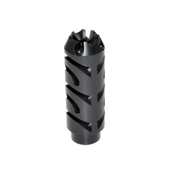 1/2x28 Muzzle Brake For AR-15, Steel, Black