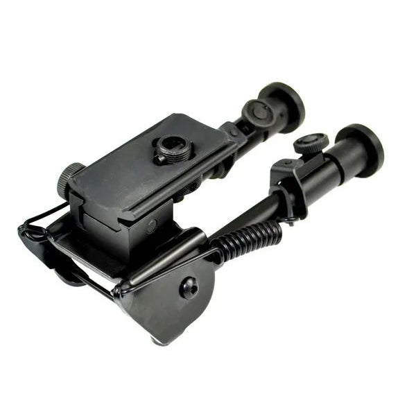 Sling Stud Bipod / Picatinny Bipod, Aluminum, Folding, Height Adjustable 5.5" To 8"