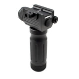Tactical LED Aluminum Front Grip Flashlight and Red Laser Sight Combo