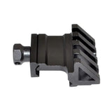 45 Degree Offset Rail Accessory Mount - Aluminum - Black
