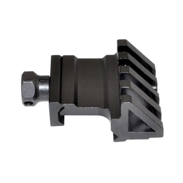 45 Degree Offset Rail Accessory Mount - Aluminum - Black