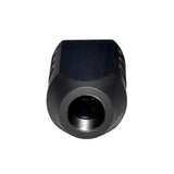 Competition Grade Muzzle Brake Recoil Compensator For .450 Bushmaster or Bull Barrel, 11/16"x24 Thread, Steel With Black Phosphate Finish