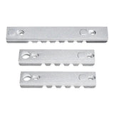 Keymod to Picatinny Adapter Aluminium Rail Kit For Keymod Handguard Rails - 2 X 5 Slot, 1 X 7 Slot - Choose Color
