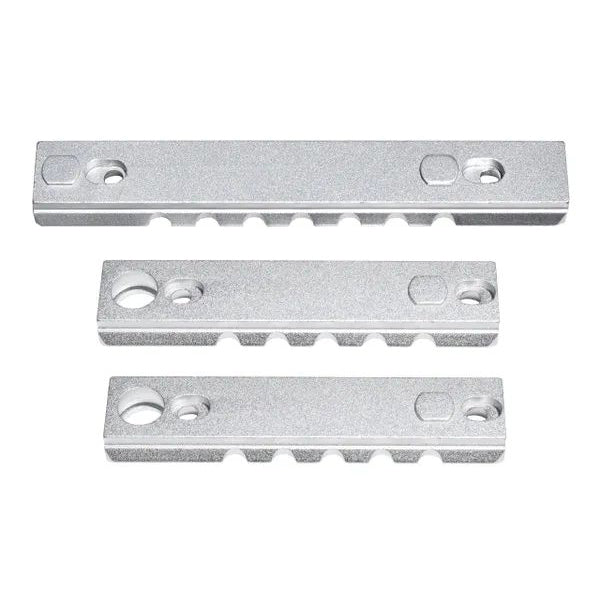 Keymod to Picatinny Adapter Aluminium Rail Kit For Keymod Handguard Rails - 2 X 5 Slot, 1 X 7 Slot - Choose Color