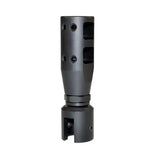 1/2x28 Muzzle Thread Adapter For Ruger 10/22, Aluminum, Black / Silver