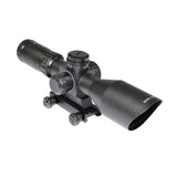 Eastvale 2.5-10x40 40mm Compact Rifle Scope W/ Mount Included, Red/green/black Mil-dot Reticle