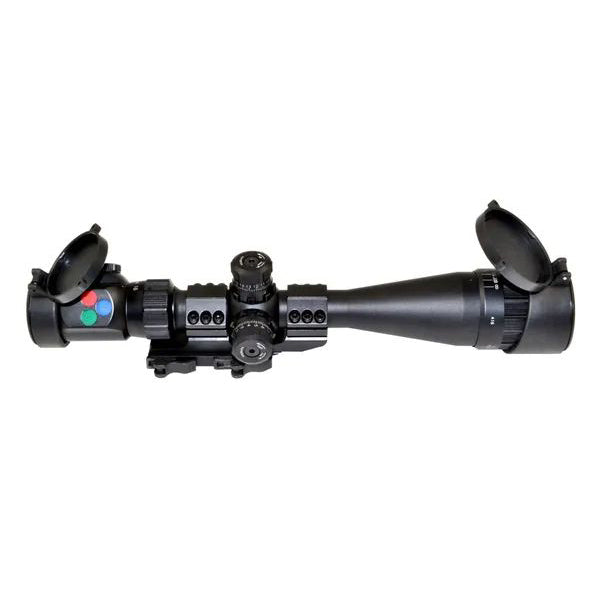 Presma Series 4-16x40 Precision (ex 4-16x40aol)rifle Scope With Front Adjustable Objective Lens, Fully-multi-coated Lenses, Cantilever Scope Mount And Accessories