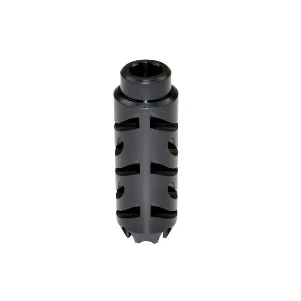1/2x28 Muzzle Brake For AR-15, Steel, Black