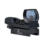 Kexuan Mini Reflex Red/green Dot Sight - 4 Reticle Patterns, Picatinny Mount