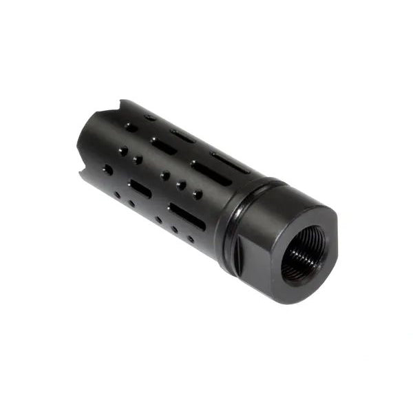 1/2x28 Muzzle Brake For AR-15, Steel, Black