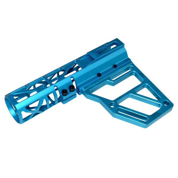TACPOOL Super Light-Weighted Skeletonized AR Pistol Arm Brace, Anodized Aluminum