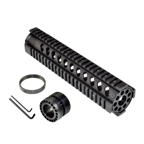 TACPOOL Enhanced AR-15 Free-Float Quad Rail Handguard 4/ 7/ 10/ 12 Inch