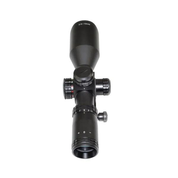 Eastvale 2.5-10x40 40mm Compact Rifle Scope W/ Mount Included, Red/green/black Mil-dot Reticle