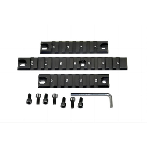 HK G36 Picatinny Accessory Scope Rail Mount Set- Aluminum - Black