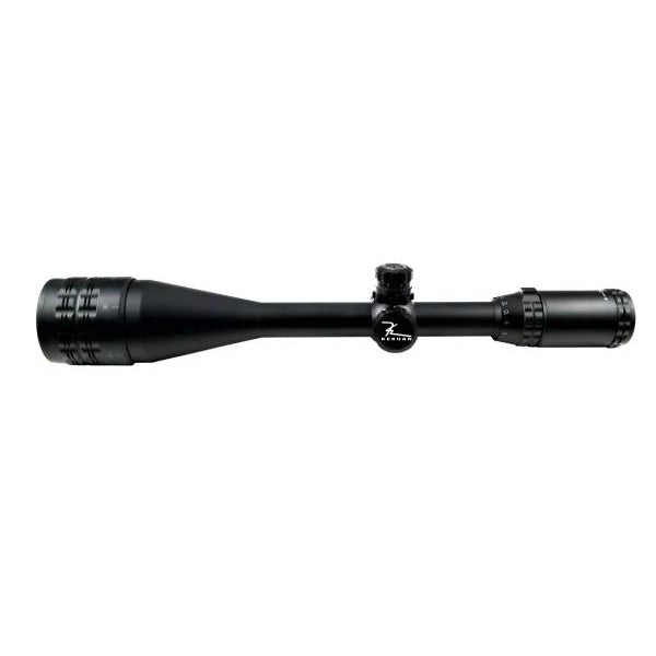 Kexuan 6-24x50 Aol Rifle Scope with Front Ao, Red/green/blue Mil-dot Reticle, Rings & Sunshade Included