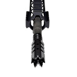 11/16x24 Shark Style Muzzle Brake For .458 Socom .450 Bushmaster, Steel, Black