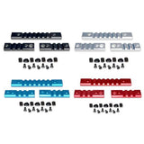 M-lok to Picatinny Adapter Rail Kit For Mlok Handguard Rails - 2 X 3 Slot, 1 X 7 Slot (choice of colors)