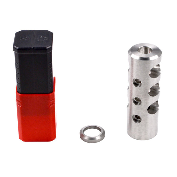 TACPOOL Tactical Reinforced Steel Muzzle Brake Recoil Compensator