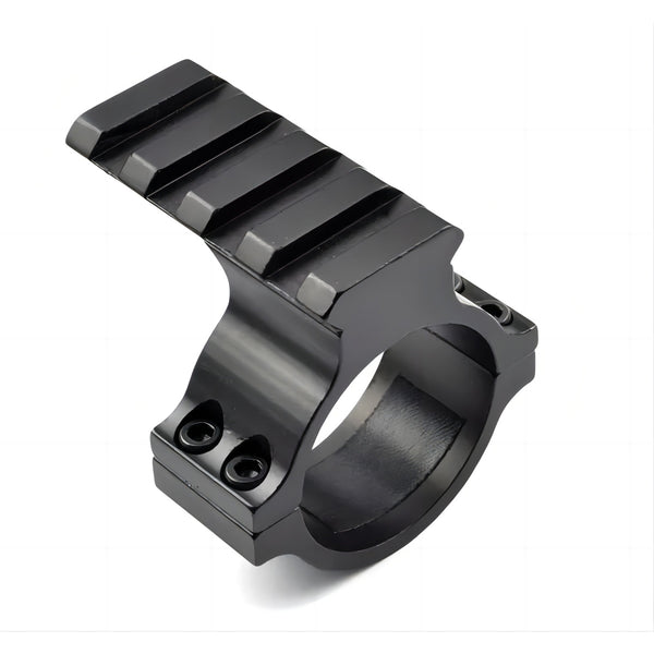 30mm Scope Tube Mount With 4 Slot Picatinny Rail For Mounting Mini Red Dot, Laser or Flashlight