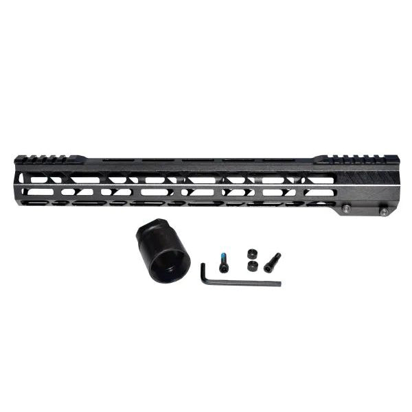 M-lok Split Top Rail Free Float Handguard For AR-15 .223 5.56, Slim ...