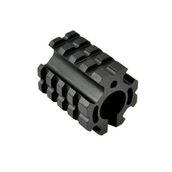 TACPOOL AR-15 Low Profile 0.750" Quad Railed Gas Block with Pin for .223