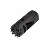 Steel Competition Grade Muzzle Brake Recoil Compensator For AR 10 .308/7.62 Nato, 5/8"x24 Thread, Gunmetal Black