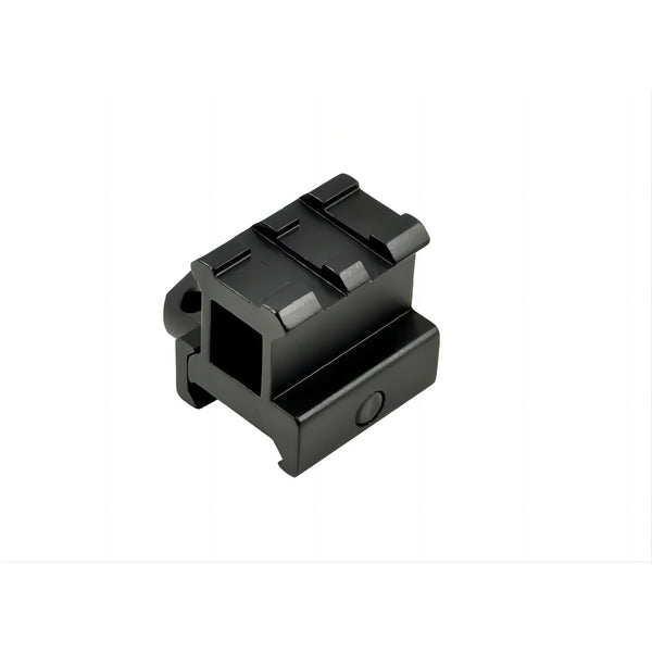 2 Slot High Profile 1 Inch Riser Mount For Scopes or Accessories - 20mm Picatinny Rail (standard Size)