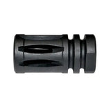 1/2x36 9mm Bird Cage Muzzle Brake For 9mm, Steel, Black