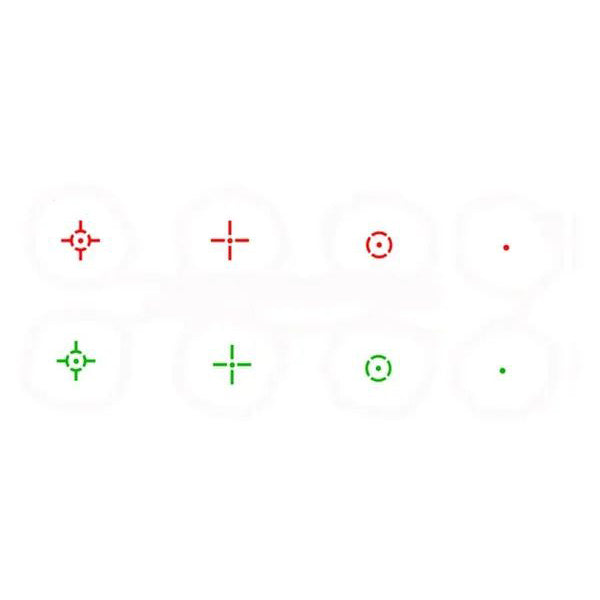 Kexuan Mini Reflex Red/green Dot Sight - 4 Reticle Patterns, Dovetail 3/8" Mount