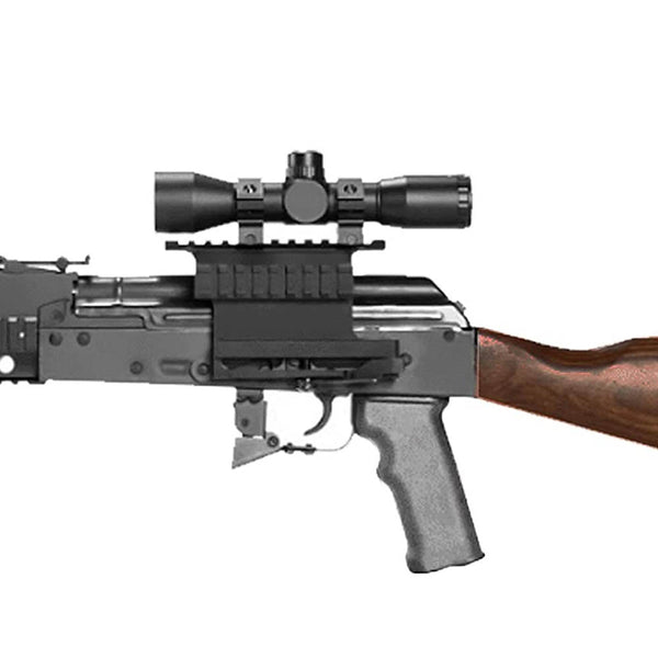 TACPOOL AK-47 Saiga 12/20/223/410 Quick Detachable Double Rails Side Accessory Mount