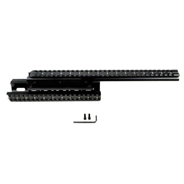 Saiga 12 Shotgun Quad Rail - Aluminum - Black