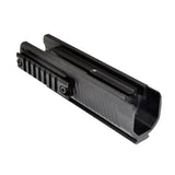 Remington 870 12 Gauge Pump Action Shotgun Forend Tri Rail - Aluminum - Black