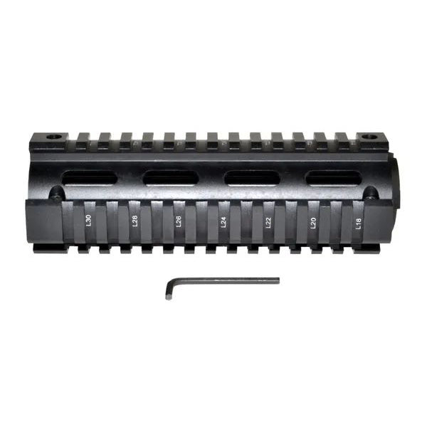 AR 308 2pc Drop In Handguard Carbine Length - 308 Dmps Low Profile / LR-308 2pc 6.7" 6061-T6 Aluminum