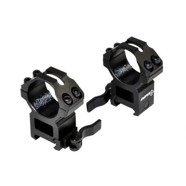 Presma 30mm Quick Release High Profile Scope Rings For Picatinny Rails