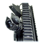 AR Front & Rear 45 Degree Offset A1 A2 Iron Sights - Aluminum - Black