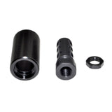 TACPOOL Tactical Reinforced Steel Muzzle Brake with Sound Redirect Option, Black Phosphate Finish