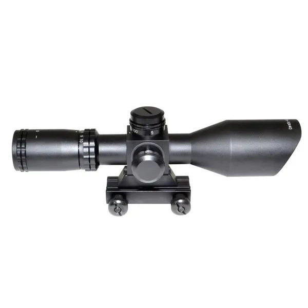 Eastvale 2.5-10x40 40mm Compact Rifle Scope W/ Mount Included, Red/green/black Mil-dot Reticle