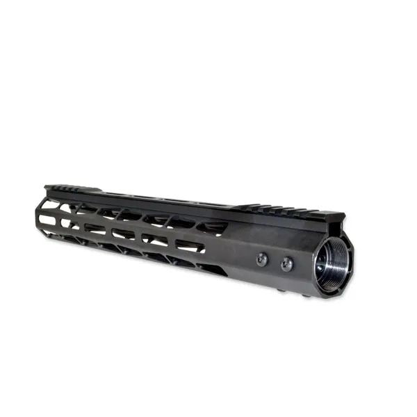 13"/ 15"/ 17" M-lok Split Top Rail Free Float Handguard For AR-15, Id 1.44", 12.7oz, Fits 223 / 5.56, Black
