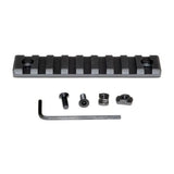 M-lok To Picatinny Adapter Rail Kit (black) For Mlok Handguard Rails - 2 X 7 Slot, 1 X 11 Slots