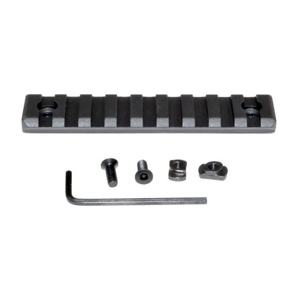 M-lok to Picatinny Adapter Rail Kit (black) For Mlok Handguard Rails - 1 X 5 Slot, 1 X 7 Slot, 1 X 9 Slot