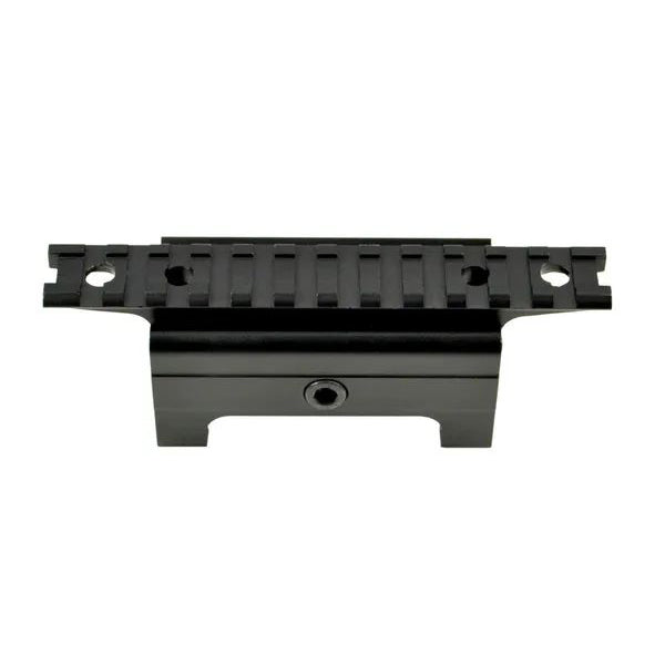 Aftermarket Claw Mount For Hk Mp5 G3 + Variants - Claw Mount Dual Picatinny Rail Mount - 19 Slots - Aluminum - Black