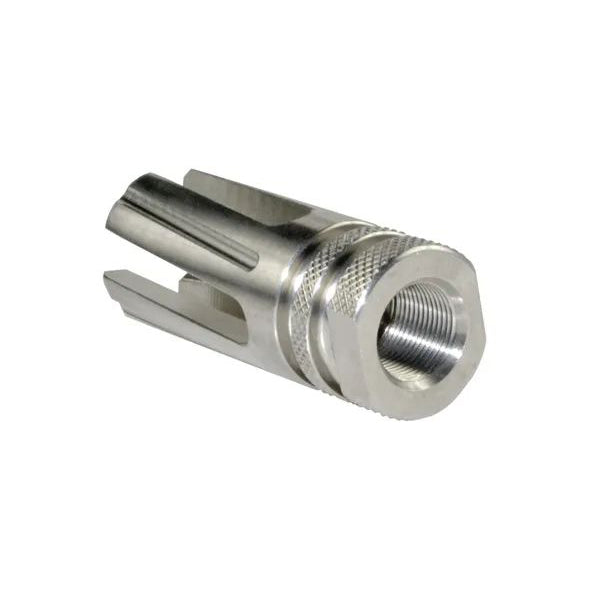 1/2x28 Muzzle Brake For AR-15, Stainless Steel