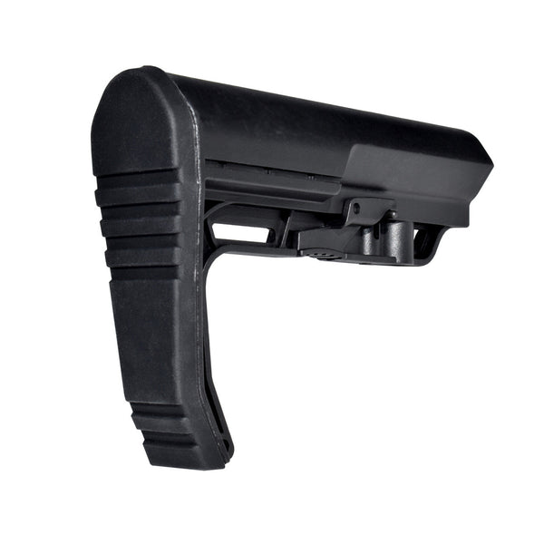 TACPOOL Light-Weighted Mil Spec Buttstock with Slim Rubber Shoulder Recoil Pad
