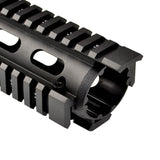 TACPOOL AR-15 Carbine Length 2 Piece Drop In Handguard Quad Rail with Extended Top Rail